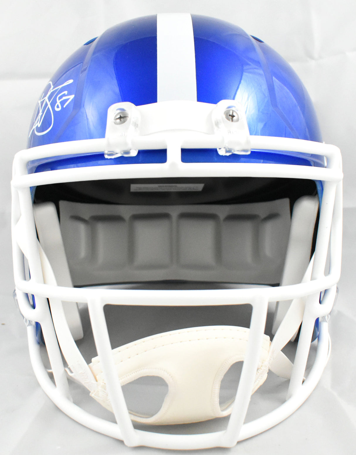 Reggie Wayne Autographed Colts F/S Flash Speed Helmet - Beckett W Holo
