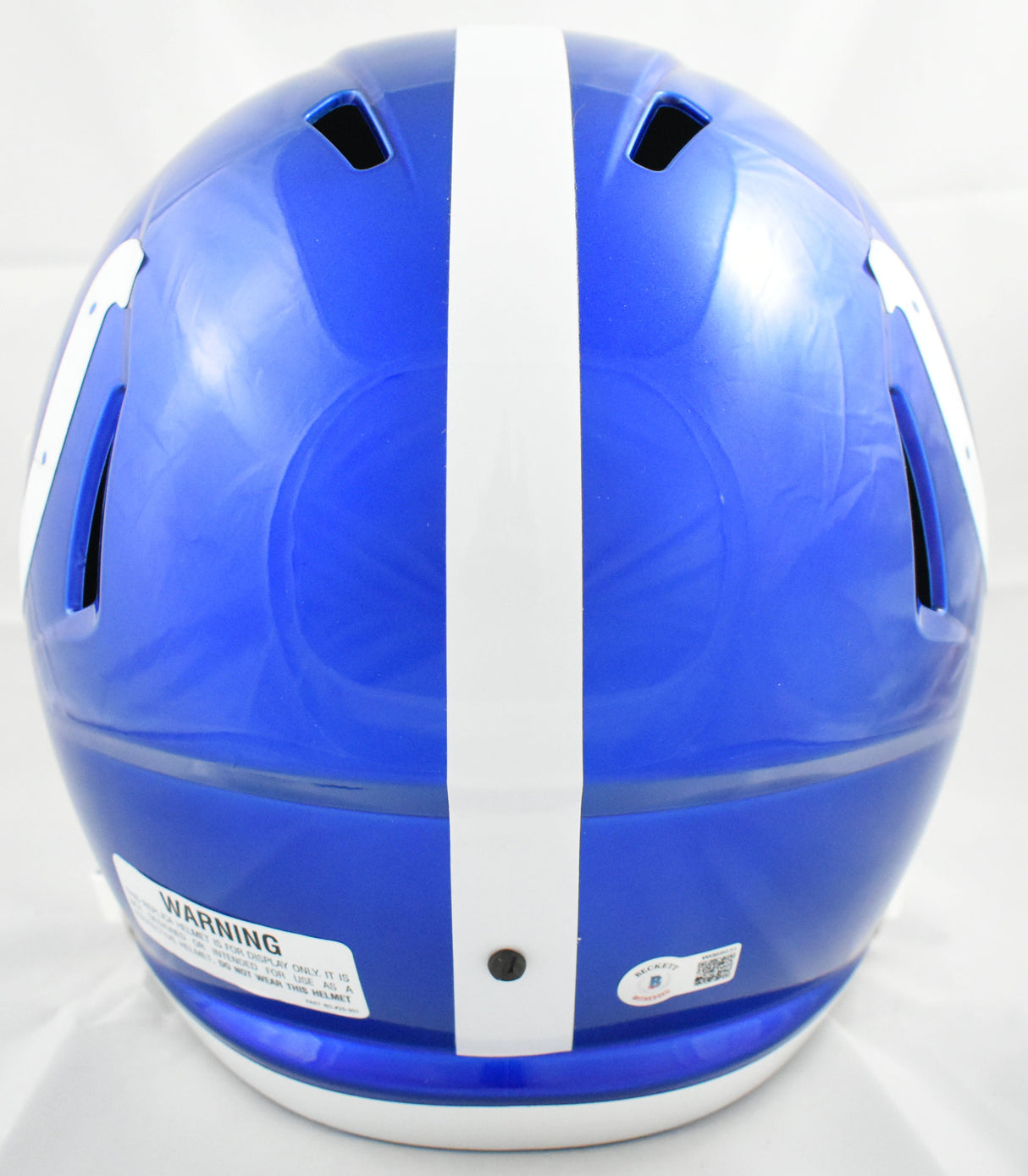 Reggie Wayne Autographed Colts F/S Flash Speed Helmet - Beckett W Holo