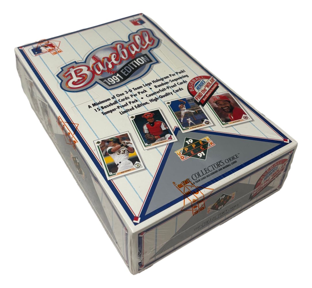 FACTORY SEALED 1991 Upper Deck Baseball Low Series Box Chipper Jones Rookie Year