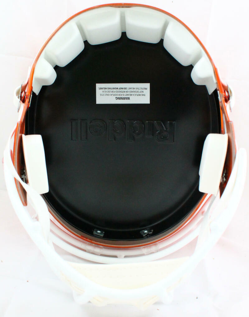 Warren Sapp Autographed Miami Hurricanes F/S Flash Speed Helmet w/Insc.-BAW Holo