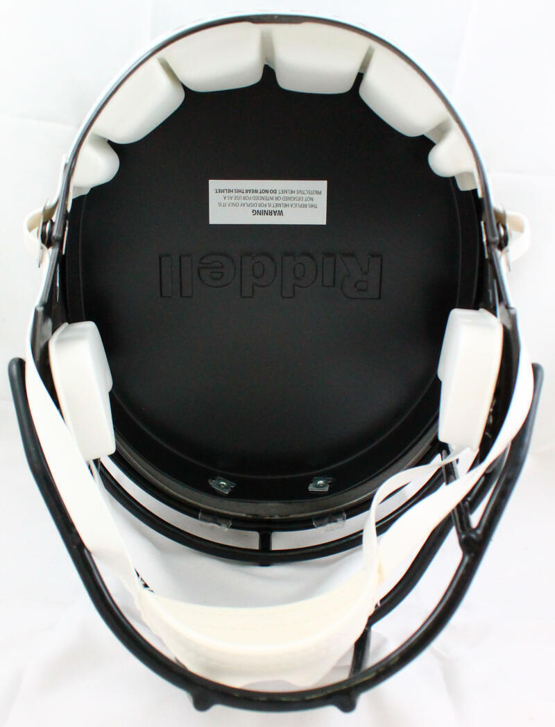 Ray Lewis Signed Baltimore Ravens F/S Speed Helmet- Beckett W Hologram *Silver