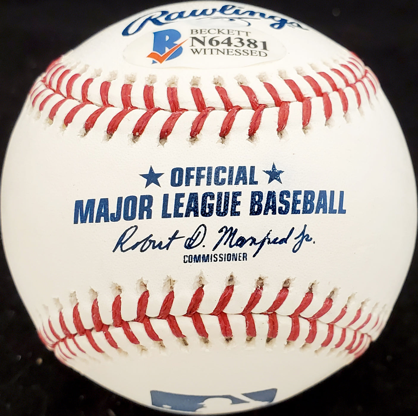 Sammy Sosa Autographed Official MLB Baseball Chicago Cubs "609 HRs" Beckett BAS #N64381