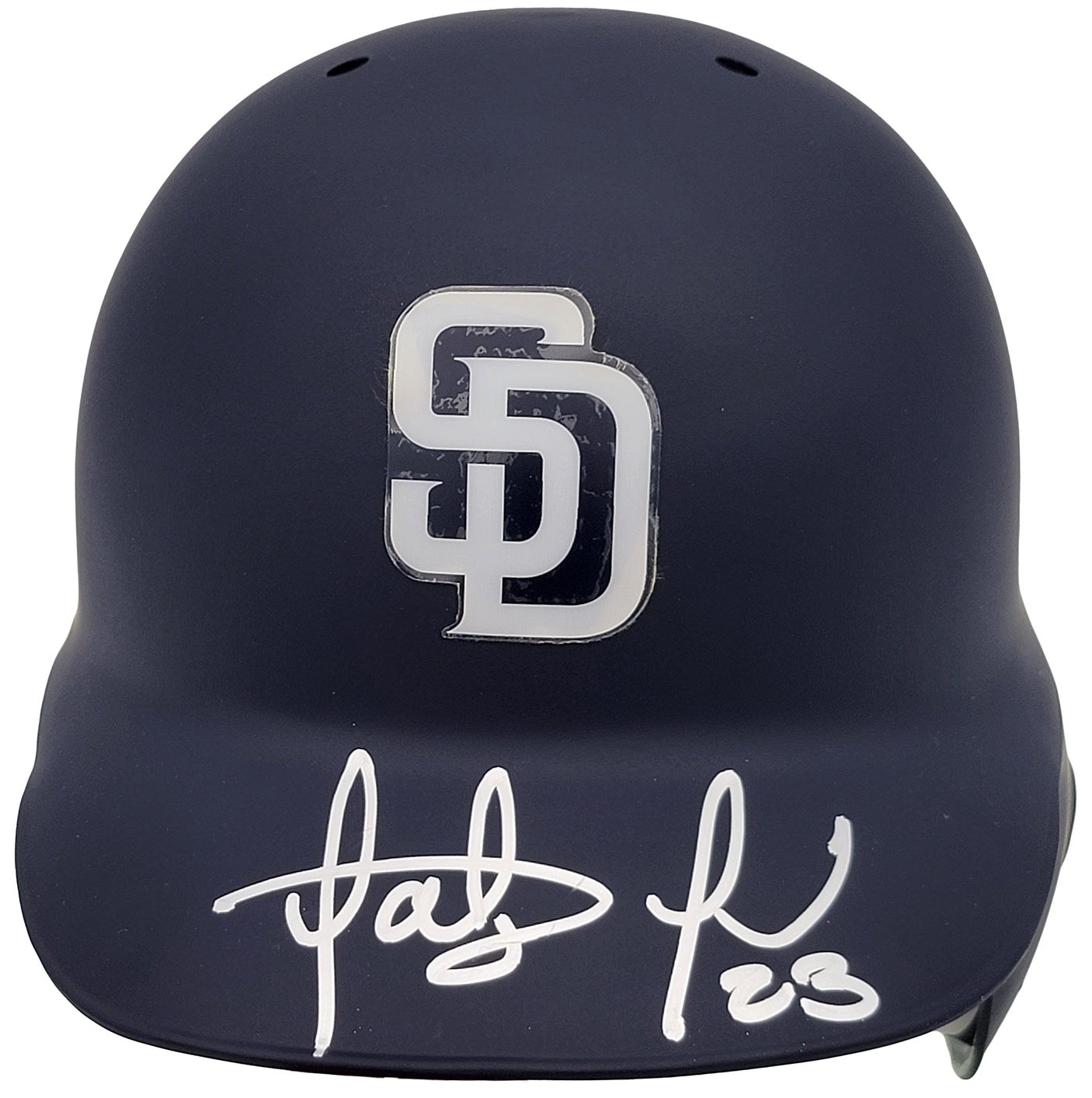 Fernando Tatis Jr. Autographed San Diego Padres Flat Matte Blue On Field Authentic Batting Helmet JSA Stock #201907