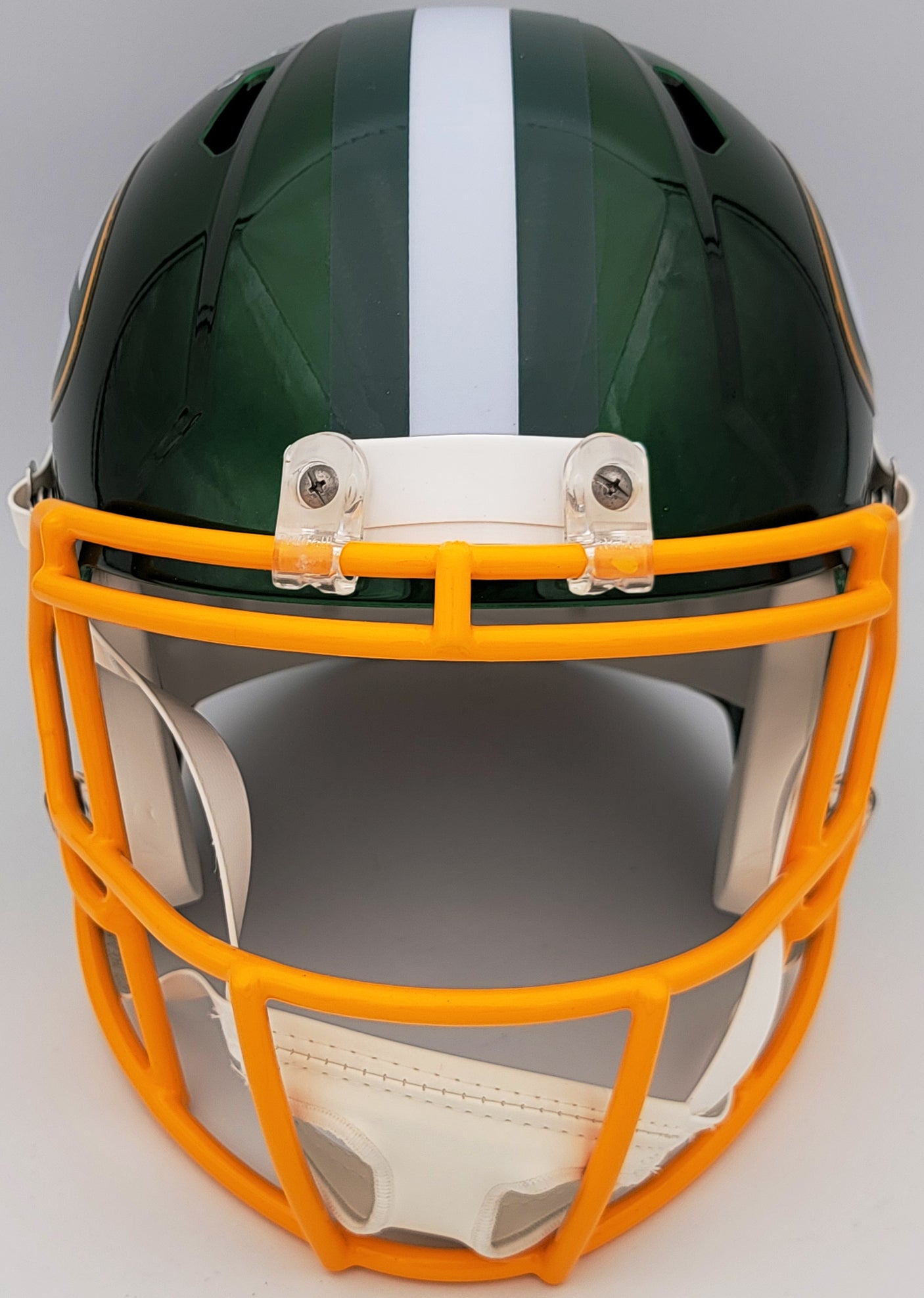 Davante Adams Autographed Green Bay Packers Flash Green Full Size Replica Speed Helmet Beckett BAS QR Stock #201212