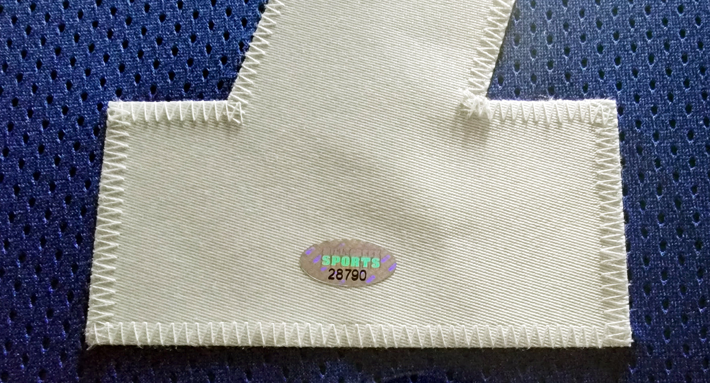 Seattle Seahawks Jacob Green Autographed Framed Blue Jersey MCS Holo Stock #200921