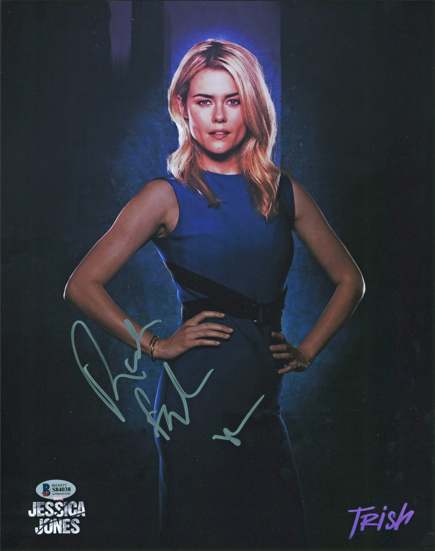 Rachael Taylor Jessica Jones Authentic Signed 11x14 Photo BAS #S84038
