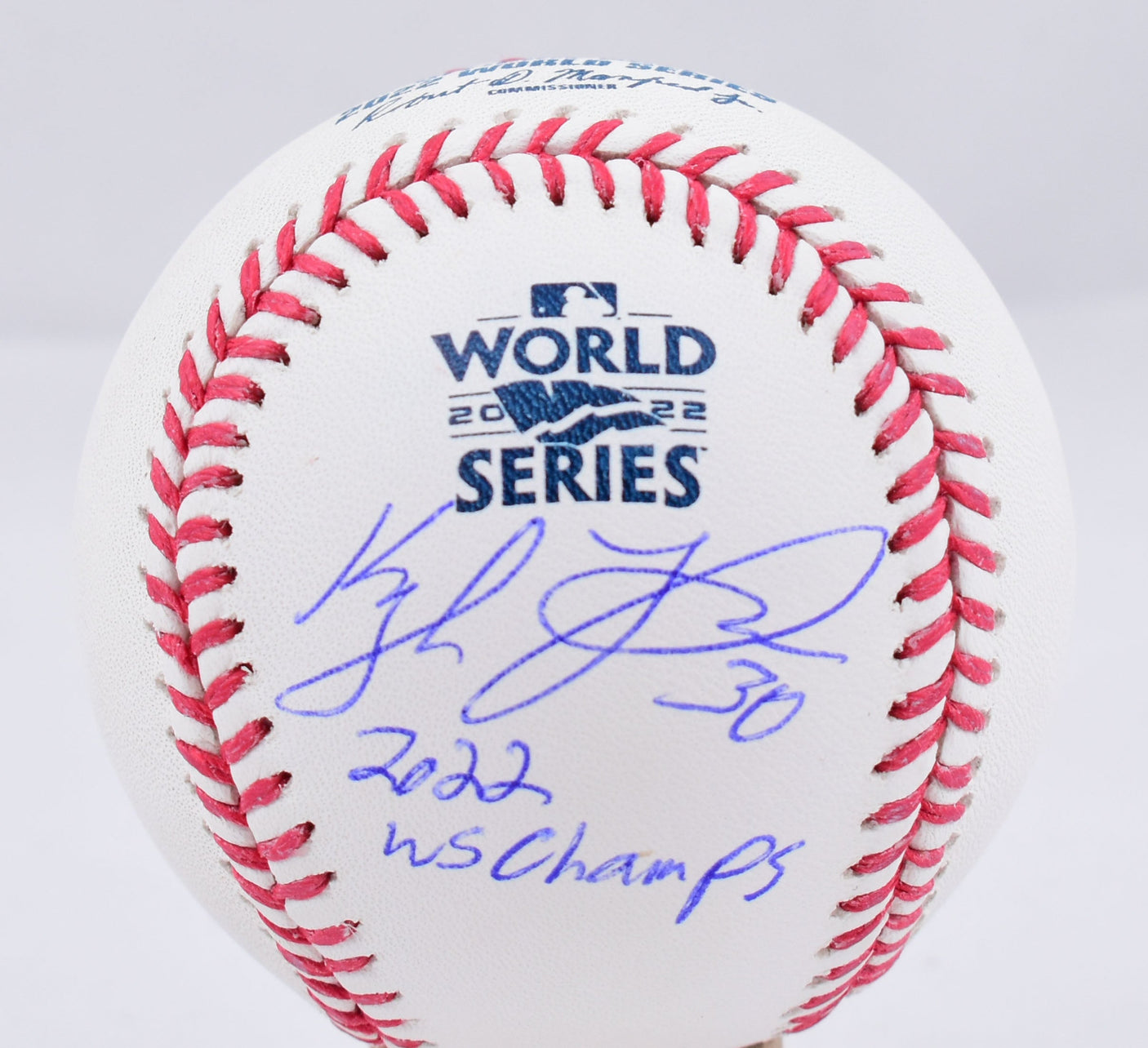 Kyle Tucker Autographed Rawlings WS OML Baseball w/ Insc- Beckett W Hologram