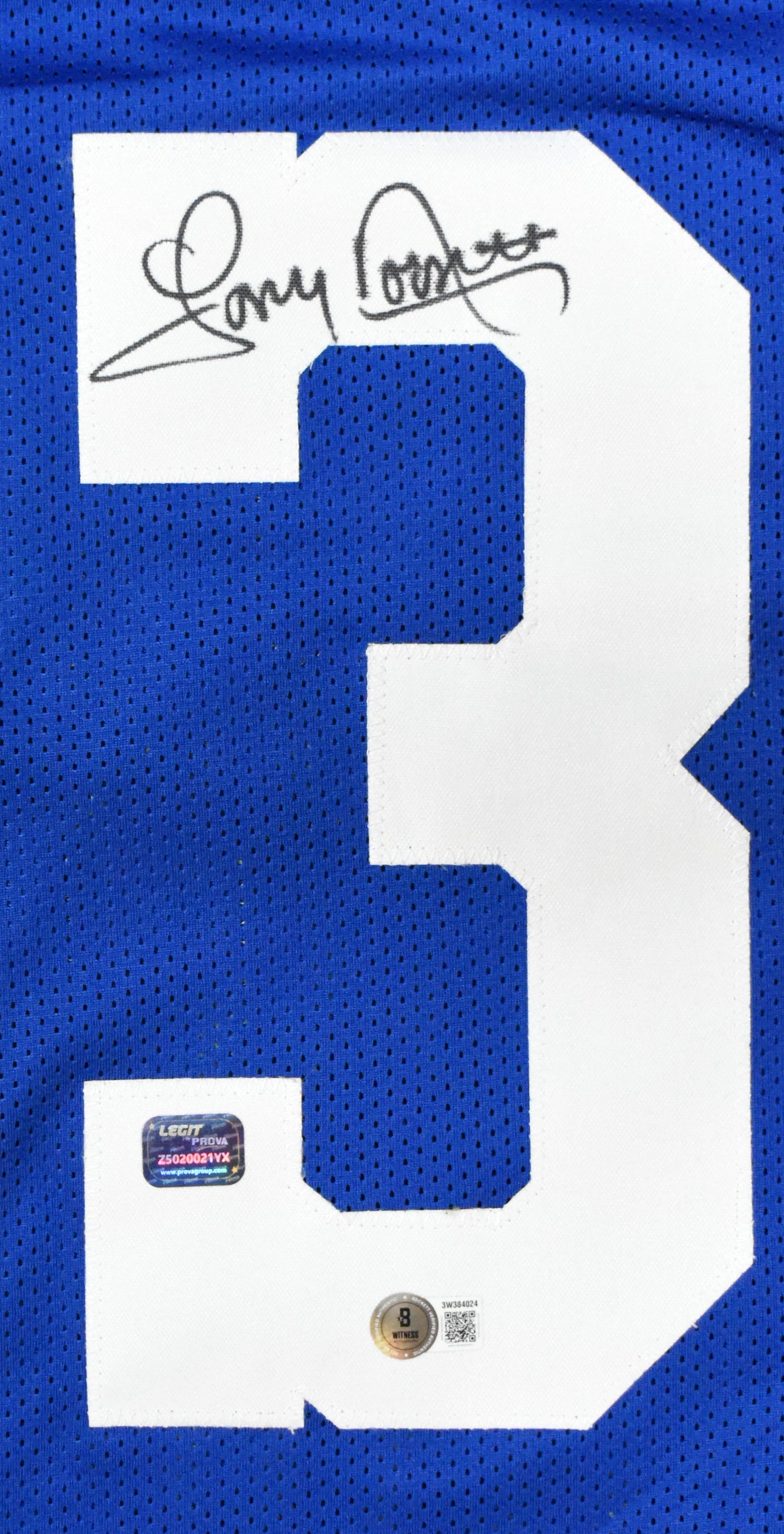 Tony Dorsett Autographed Blue Pro Style Jersey-Beckett W Hologram *Black