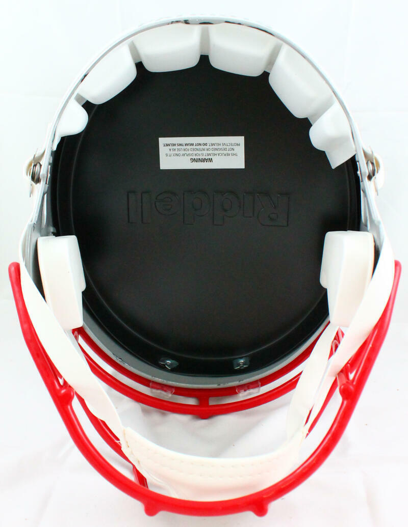 Damien Harris Autographed New England Patriots F/S Speed Helmet-Beckett W Holo