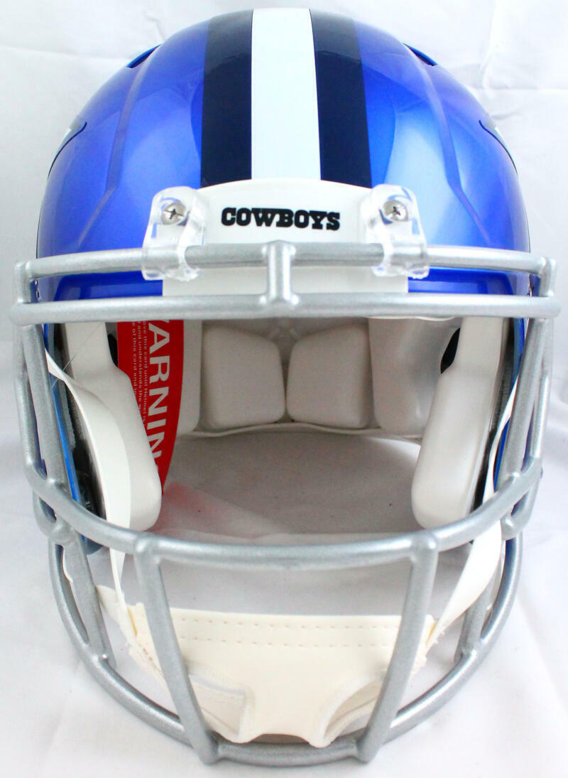 Deion Sanders Signed Cowboys F/S Flash Speed Authentic Helmet-Beckett W Hologram