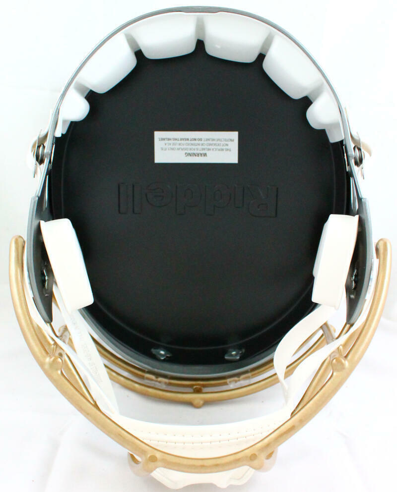 Darren Sproles Autographed N.O, Saints F/S Flash Speed Helmet-BeckettW Hologram