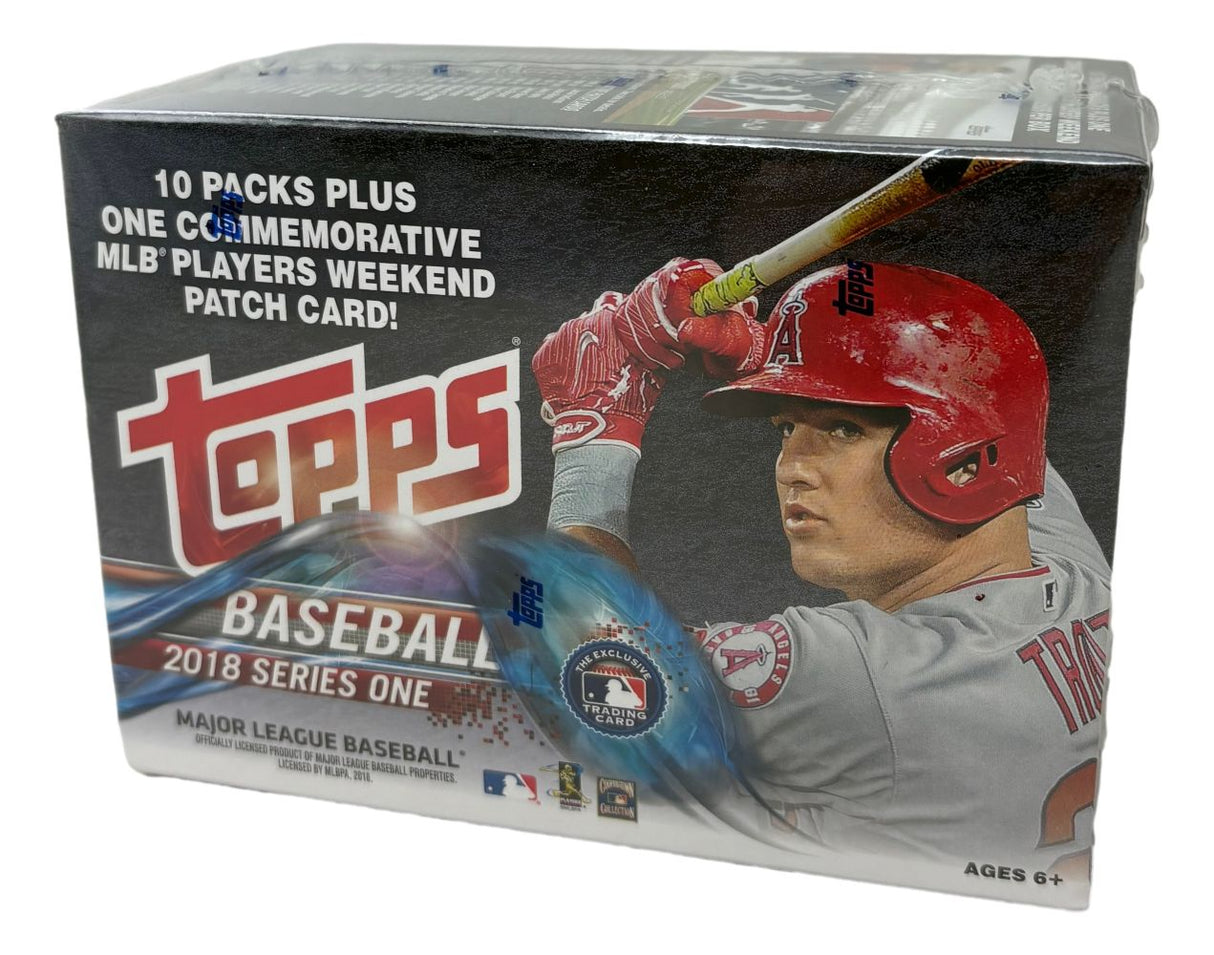 FACTORY SEALED 2018 Topps Series 1 Baseball Blaster Box