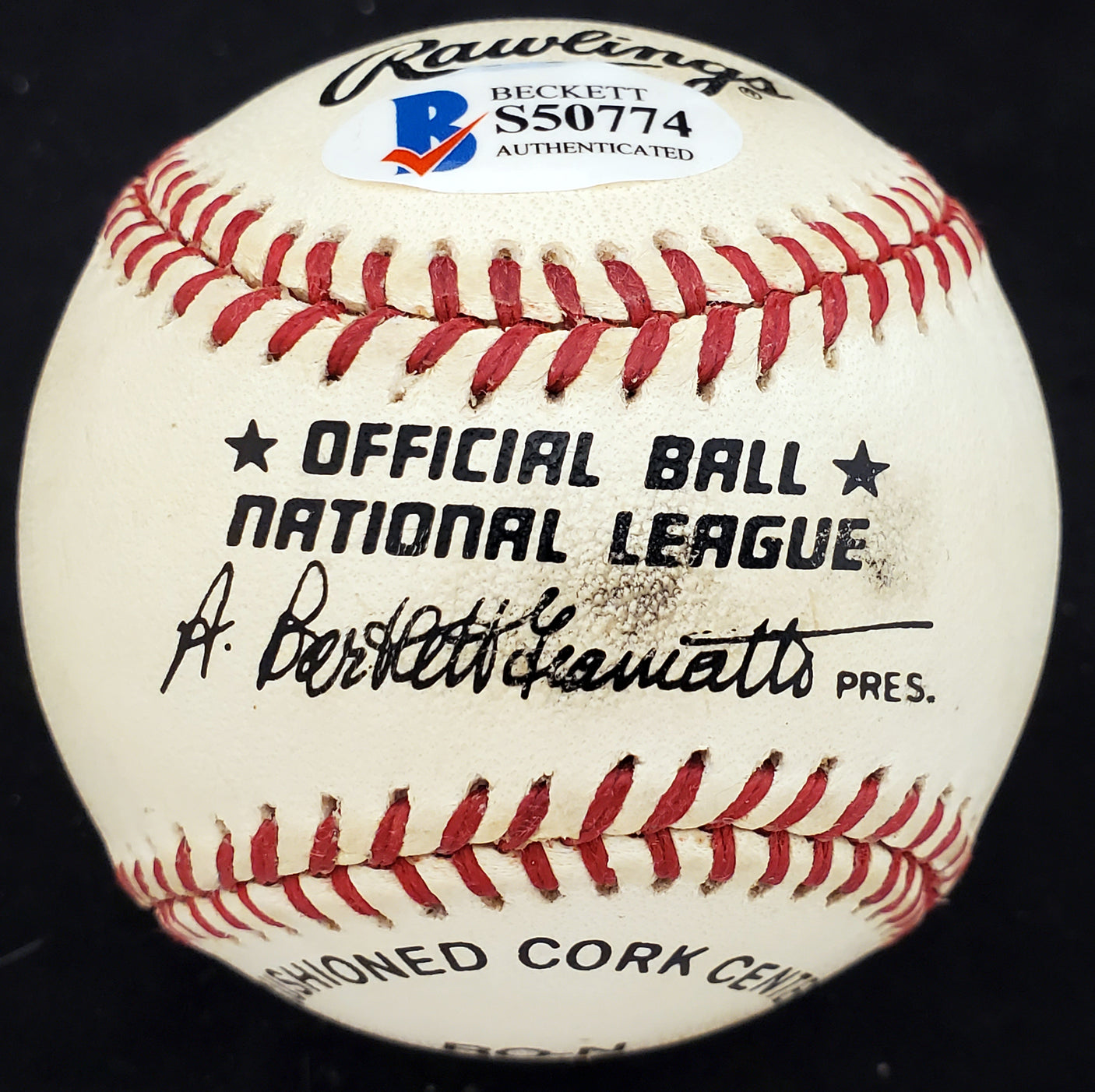 Sam Mele Autographed Official NL Baseball Washington Senators, Minnesota Twins Full Name Beckett BAS #S50774