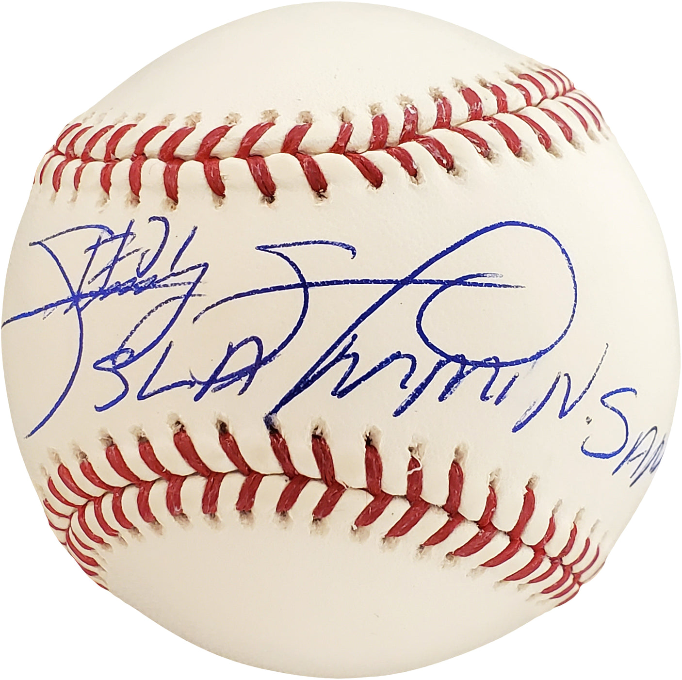 Sammy Sosa Autographed Official MLB Baseball Chicago Cubs "Slammin Sammy" Beckett BAS Stock #177578