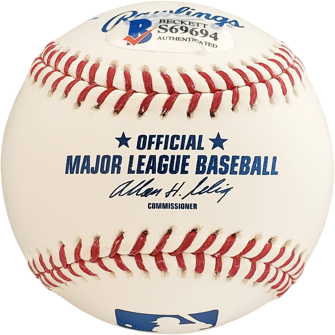 Sammy Sosa Autographed Official MLB Baseball Chicago Cubs "Slammin Sammy" Beckett BAS Stock #177578