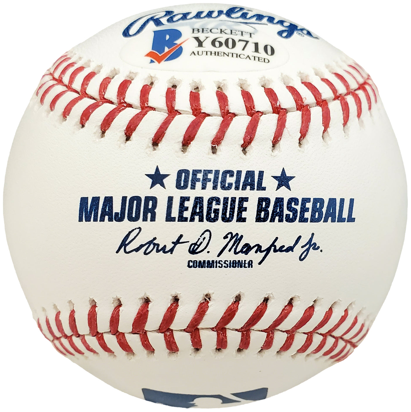 Ronald Acuna Jr. Autographed Official MLB Baseball Atlanta Braves Full Name Beckett BAS Stock #185593