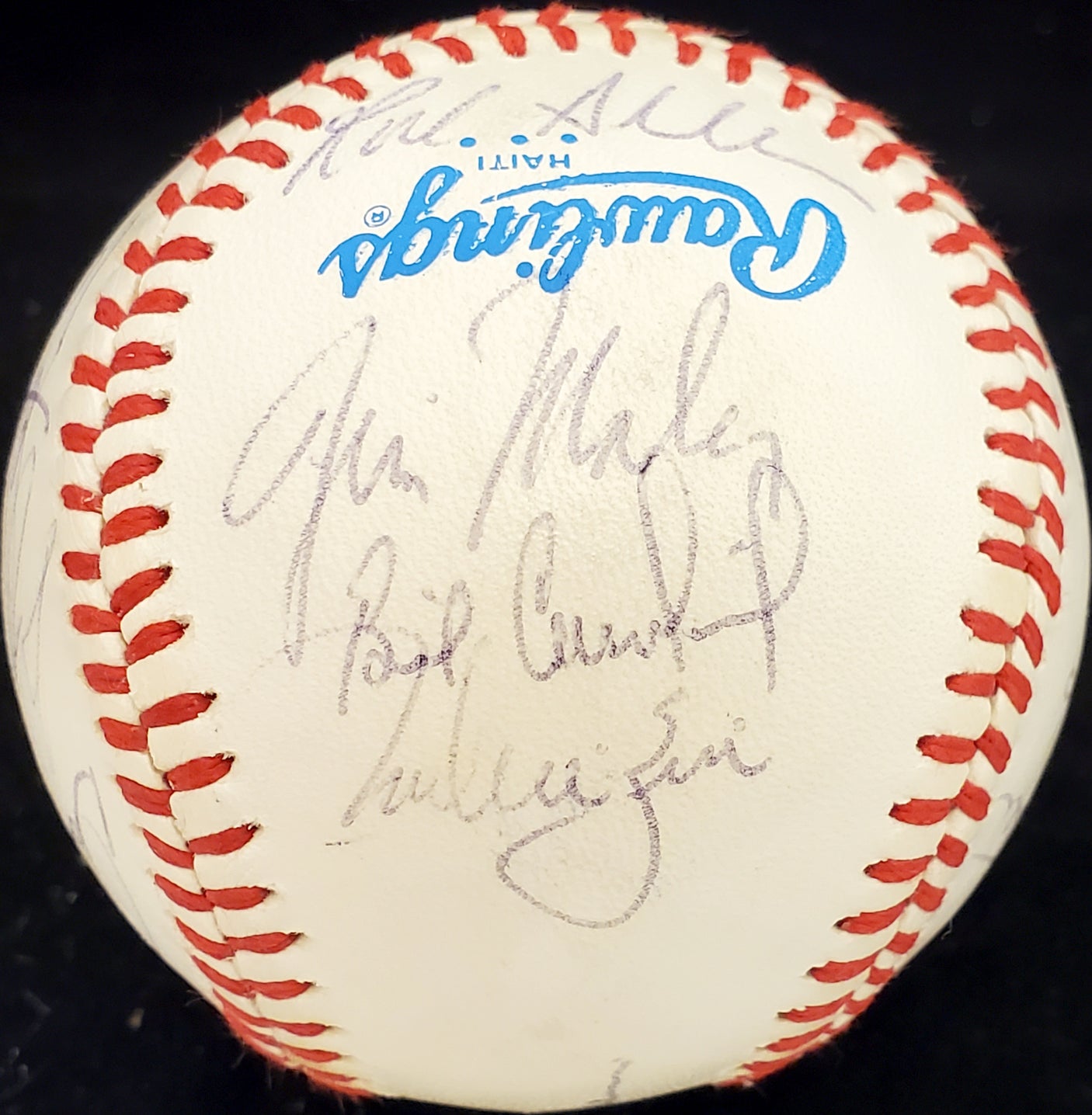 1983 Seattle Mariners Autographed Official AL Baseball With 26 Total Signatures Including Gaylord Perry SKU #192471