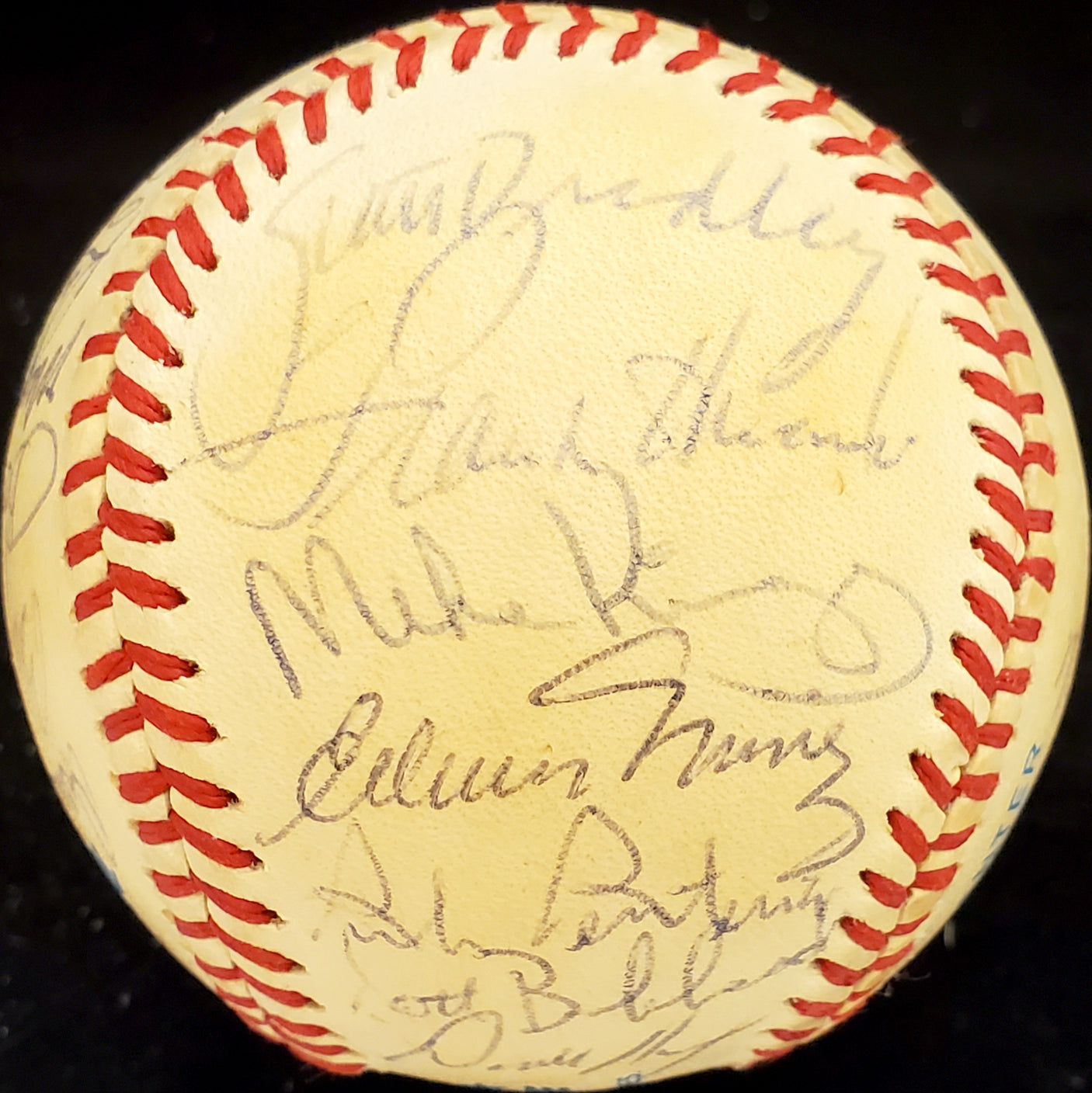 1987 Seattle Mariners Autographed Official AL Baseball With 25 Total Signatures Including Dick Williams SKU #192485
