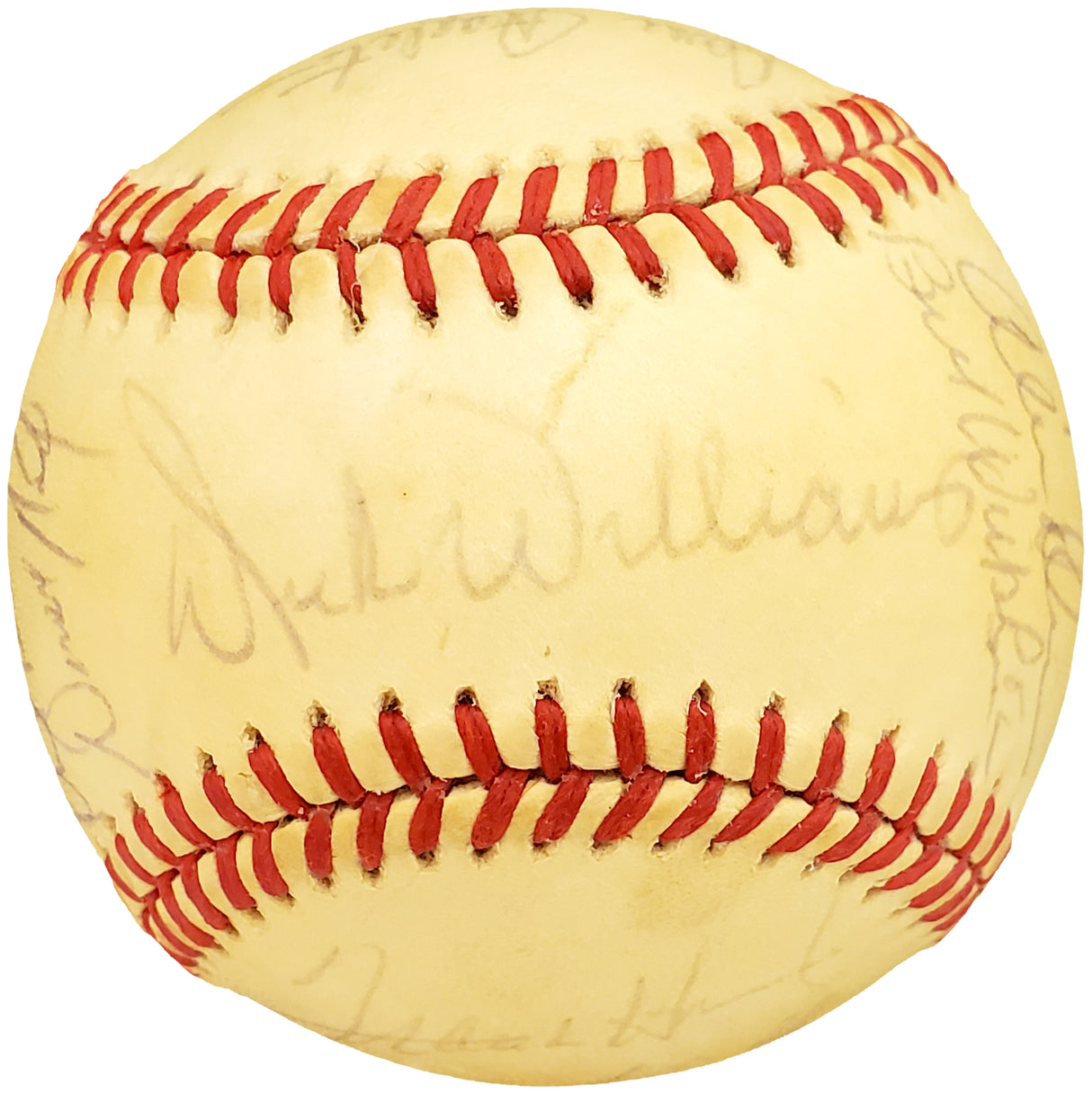 1987 Seattle Mariners Autographed Official AL Baseball With 25 Total Signatures Including Dick Williams SKU #192488
