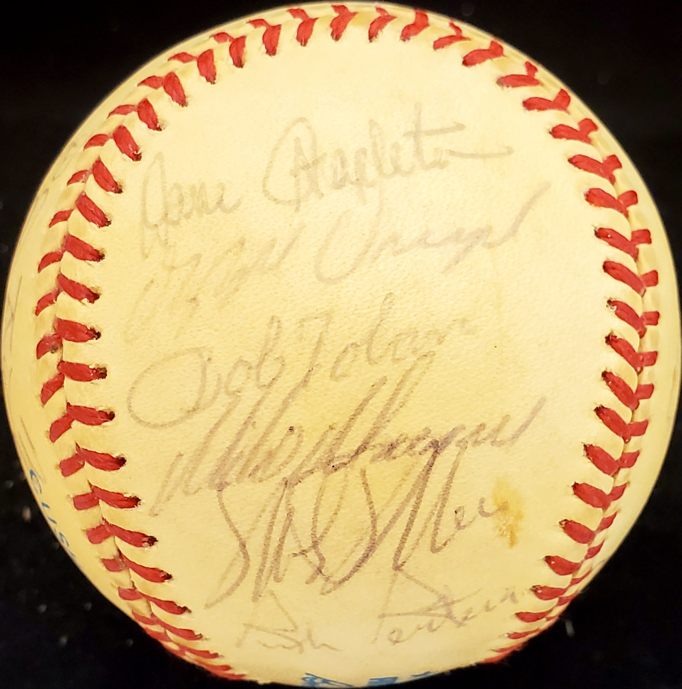 1987 Seattle Mariners Autographed Official AL Baseball With 25 Total Signatures Including Dick Williams SKU #192488