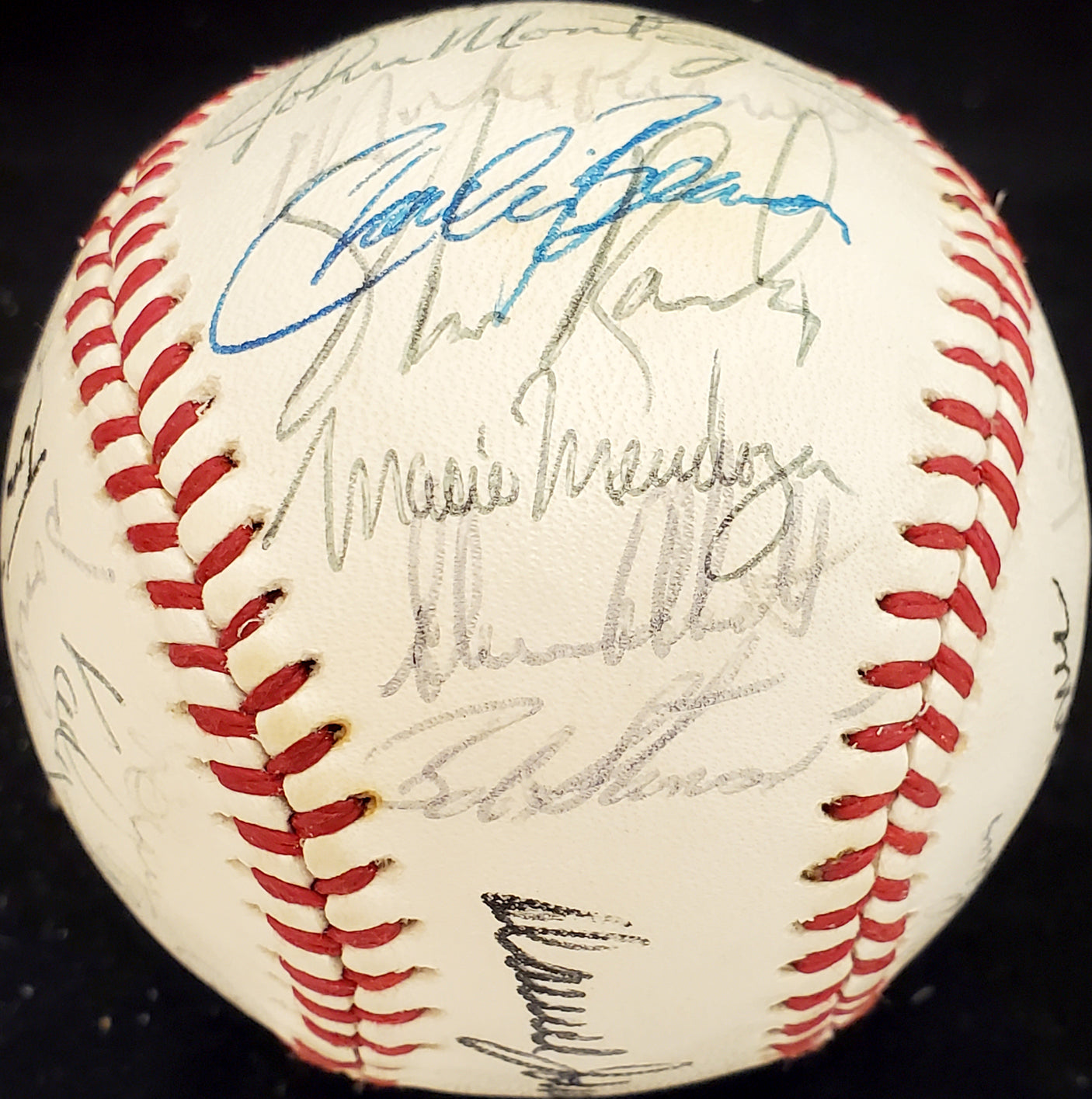 1979 Seattle Mariners Autographed Official AL Baseball With 32 Total Signatures SKU #192492