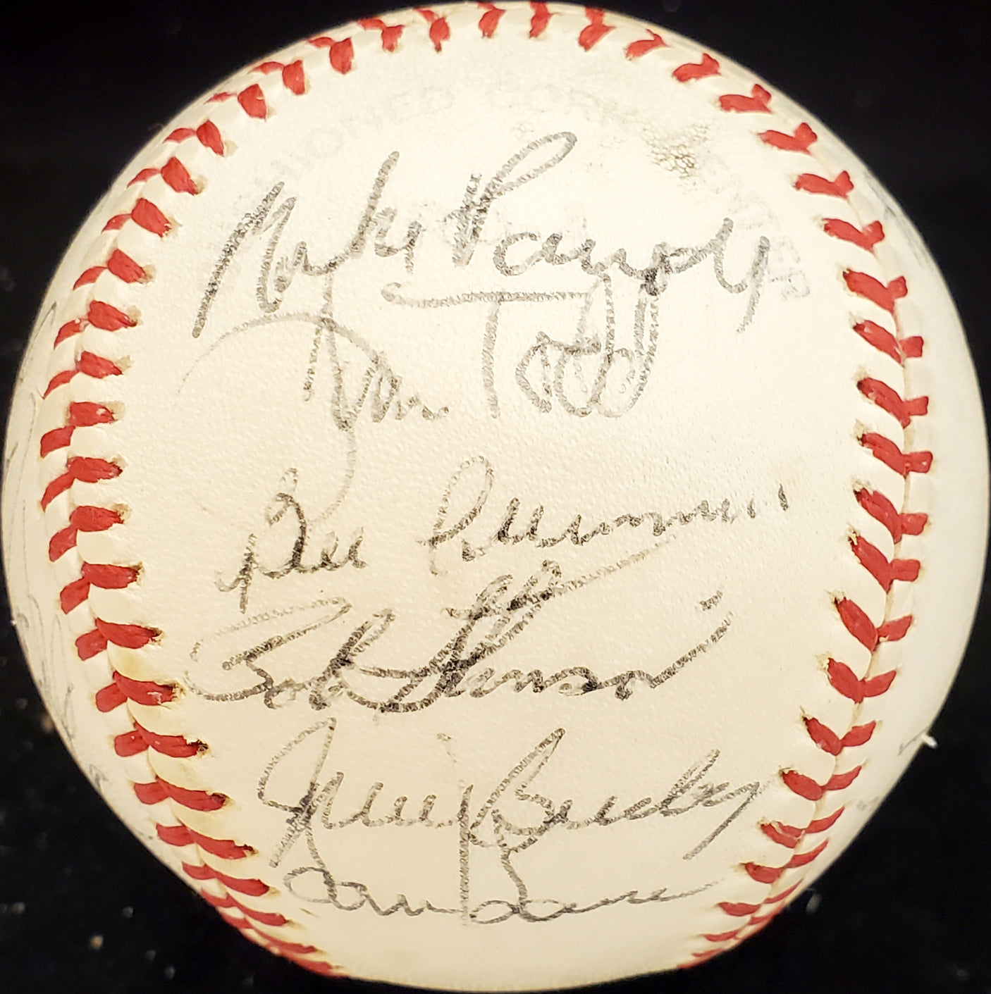 1978 Seattle Mariners Autographed Official AL Baseball With 26 Total Signatures Including Vada Pinson SKU #192495