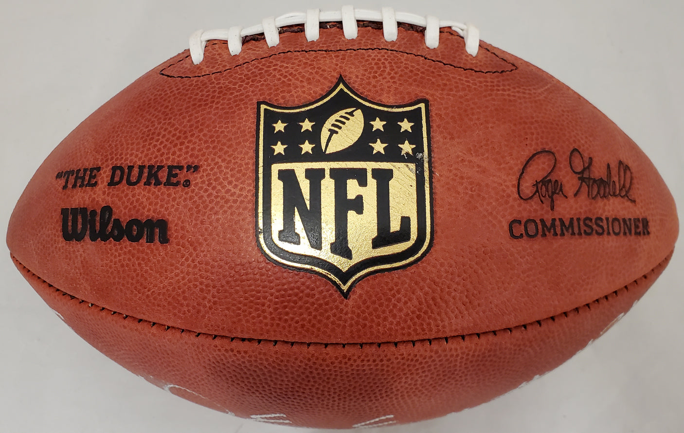 Ezekiel Elliot Autographed Official NFL Leather Football Dallas Cowboys Beckett BAS #Y92586