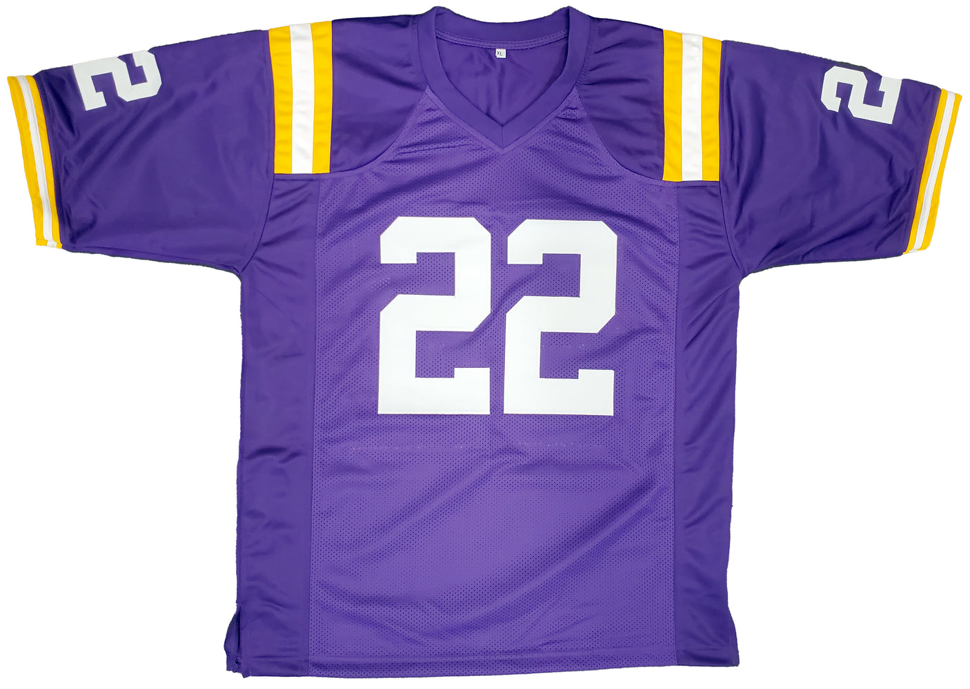 LSU Tigers Clyde Edwards-Helaire Autographed Purple Jersey Beckett BAS Stock #193943