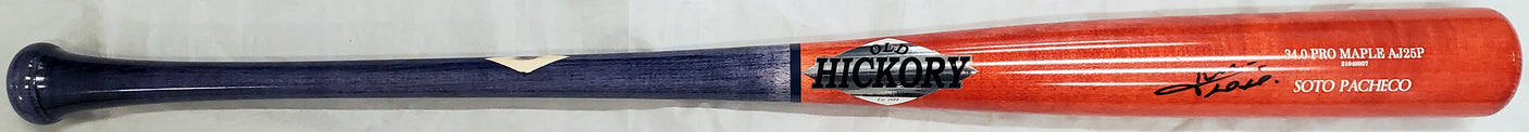 Juan Soto Autographed Red Old Hickory Game Model Bat New York Mets Beckett BAS QR Stock #195175