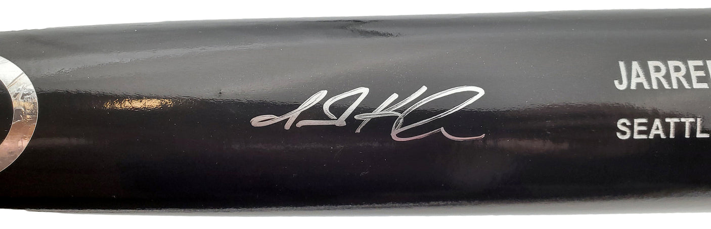 Jarred Kelenic Autographed Black Rawlings Game Model Bat Seattle Mariners Beckett BAS Stock #196501