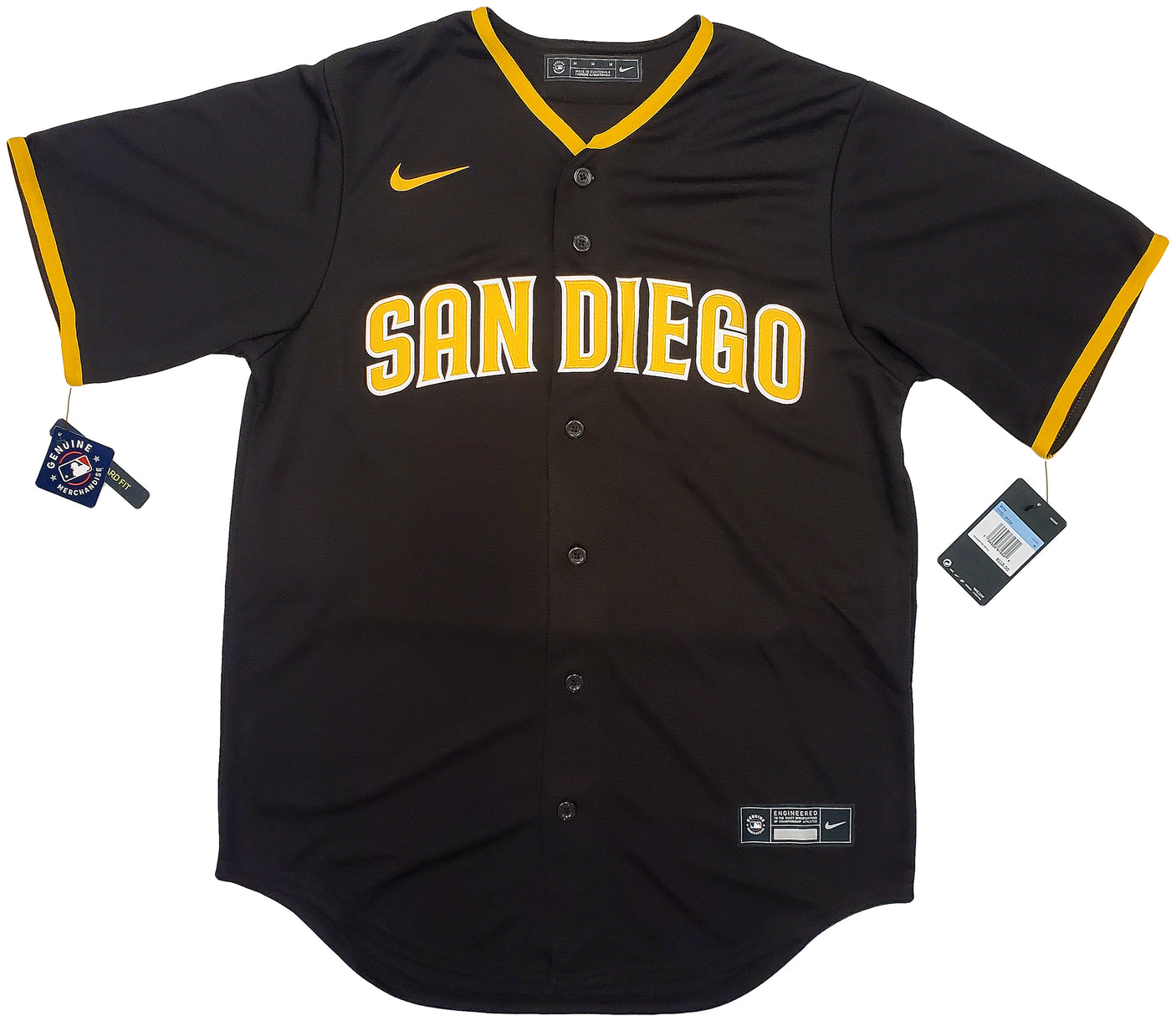 San Diego Padres Fernando Tatis Jr. Autographed Nike Brown Jersey Size M Beckett BAS Stock #192454