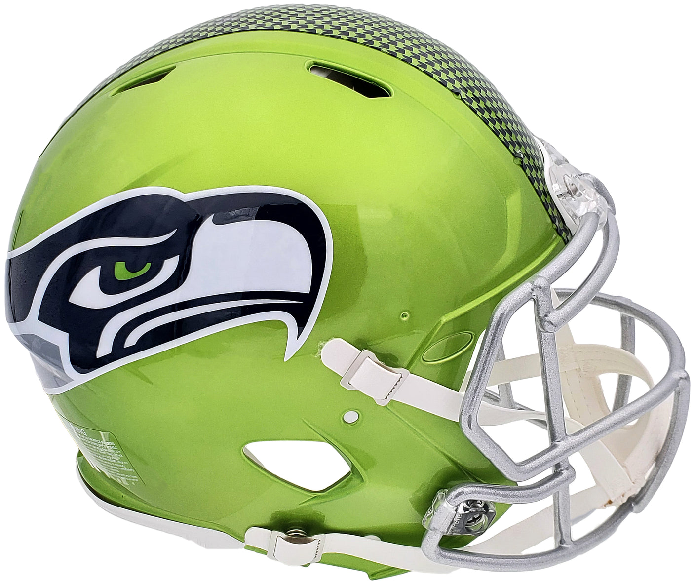 Seattle Seahawks Unsigned Green Flash Alternate Full Size Authentic Speed Helmet Stock #197054