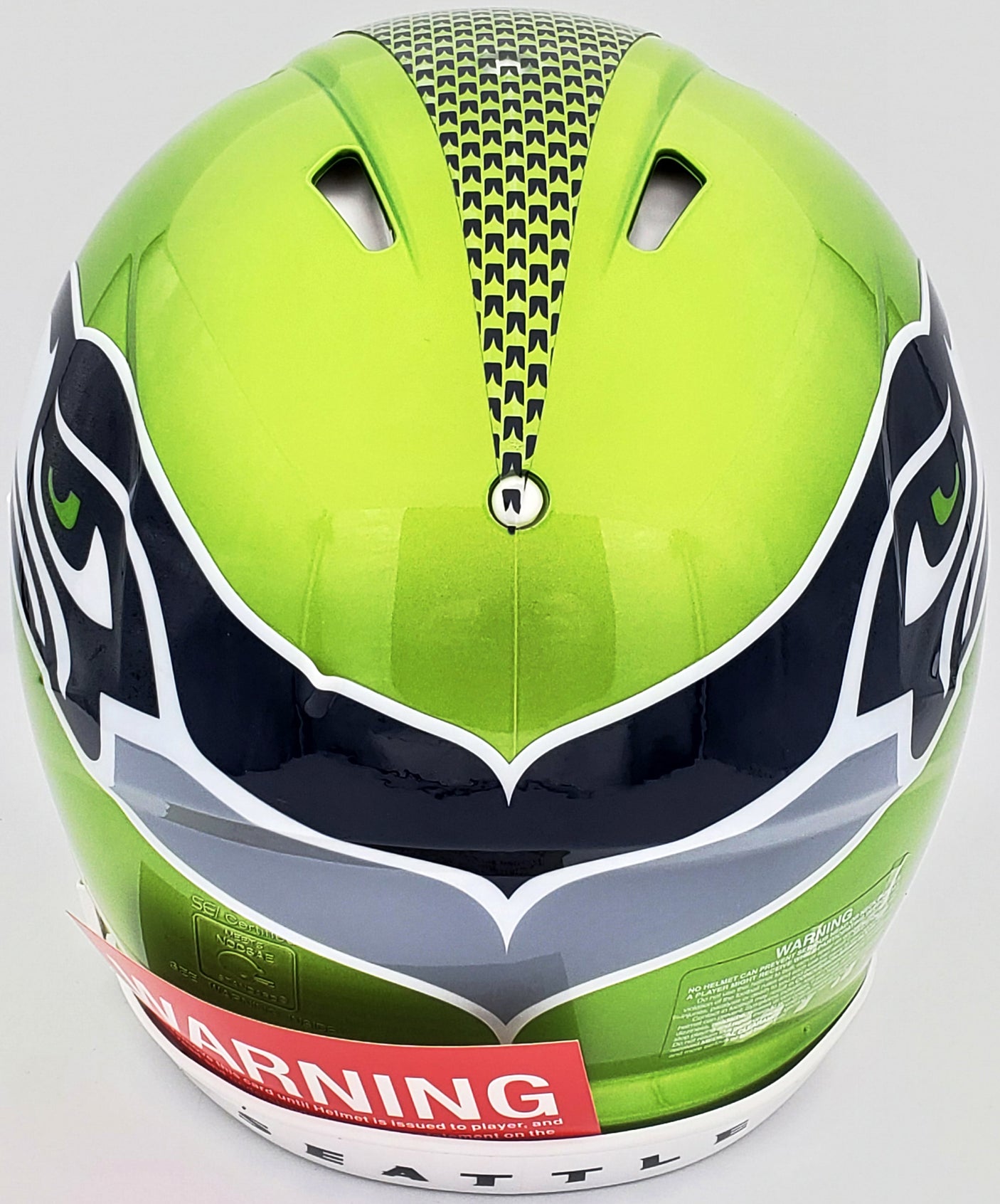 Seattle Seahawks Unsigned Green Flash Alternate Full Size Authentic Speed Helmet Stock #197054