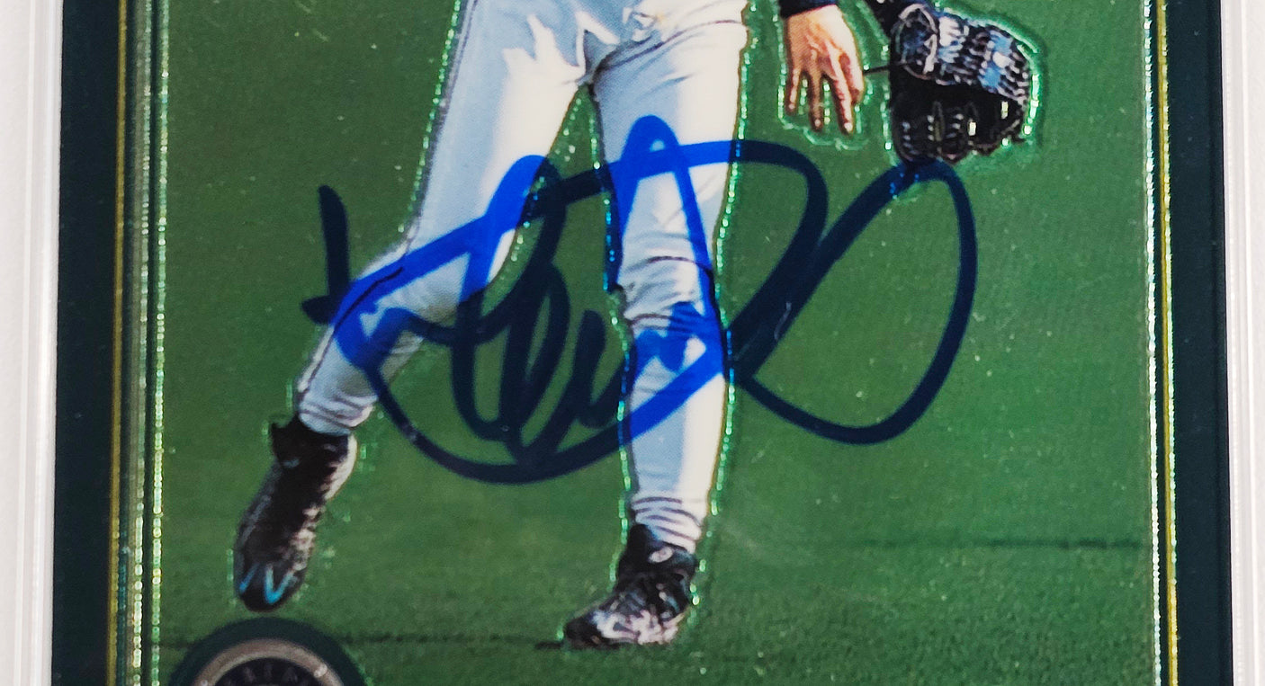 Ichiro Suzuki Autographed 2001 Topps Chrome Traded Rookie Card #T266 Seattle Mariners Auto Grade Gem Mint 10 PSA/DNA #61265870