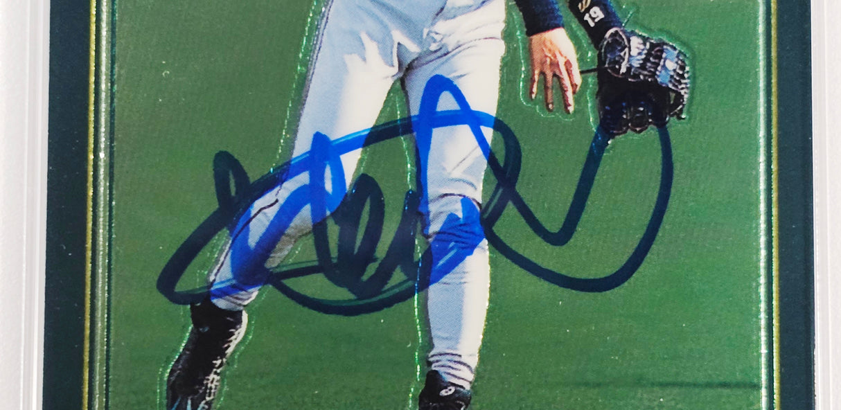Ichiro Suzuki Autographed 2001 Topps Chrome Traded Rookie Card #T266 Seattle Mariners PSA 8 PSA/DNA #61265886