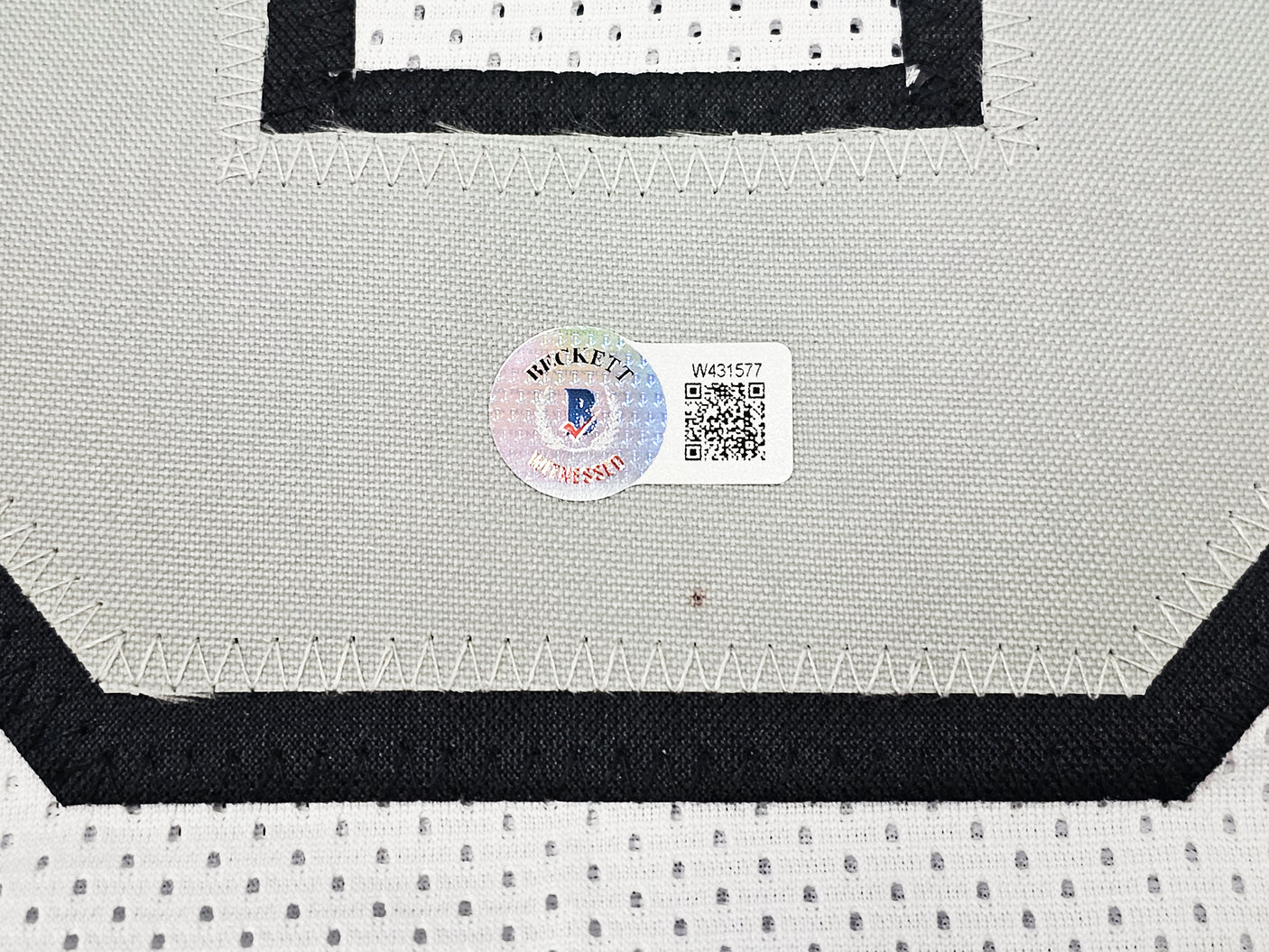 Las Vegas Raiders Tyree Wilson Autographed White Color Rush Jersey Beckett BAS Witness Stock #217962