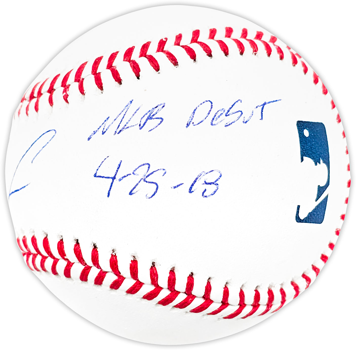 Ronald Acuna Jr. Autographed Official MLB Baseball Atlanta Braves "MLB Debut 4-25-18" Beckett BAS Stock #185594