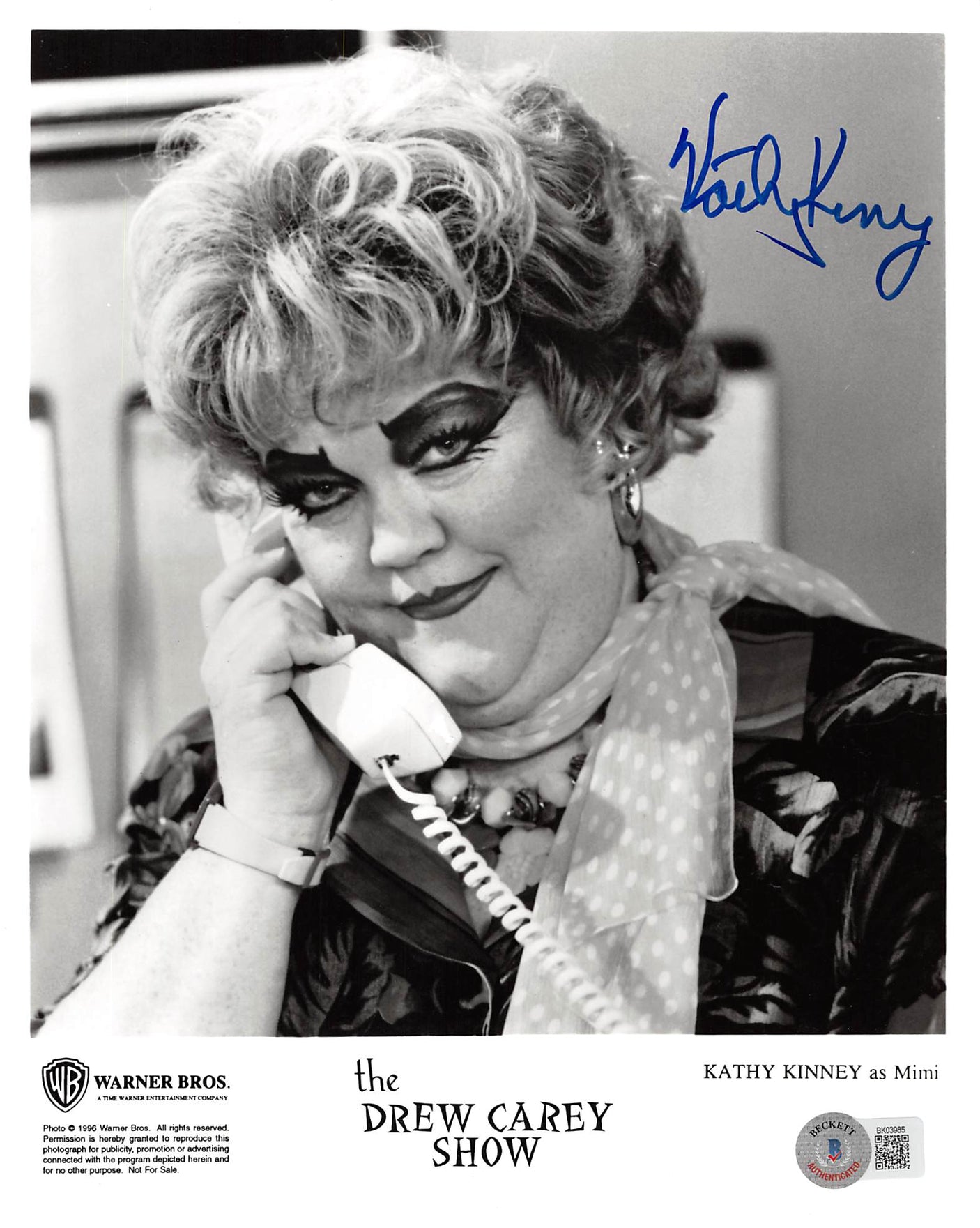 Kathy Kinney The Drew Carey Show Authentic Signed 8x10 Photo BAS #BK03985