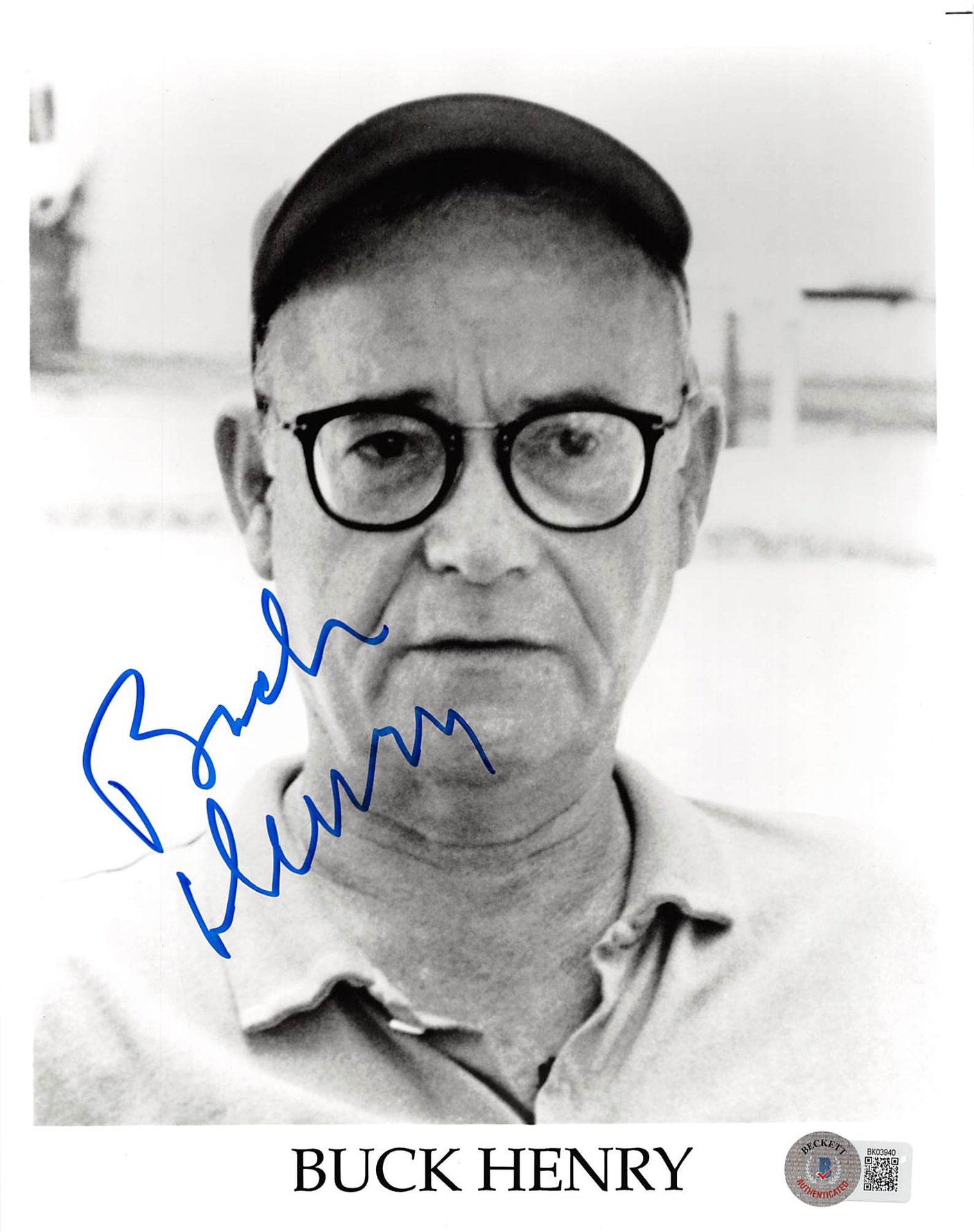Buck Henry Heaven Can Wait Authentic Signed 8x10 Photo Autographed BAS #BK03940