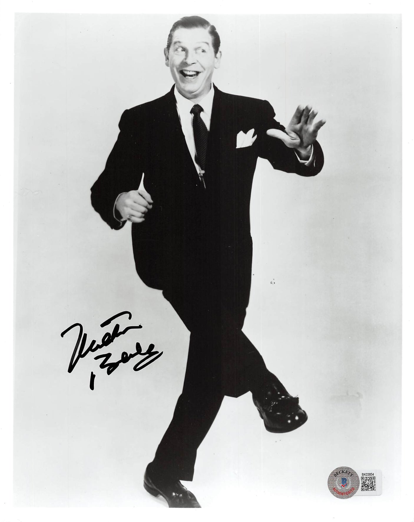 Milton Berle Texaco Star Theater Authentic Signed 8x10 Photo BAS #BK03854