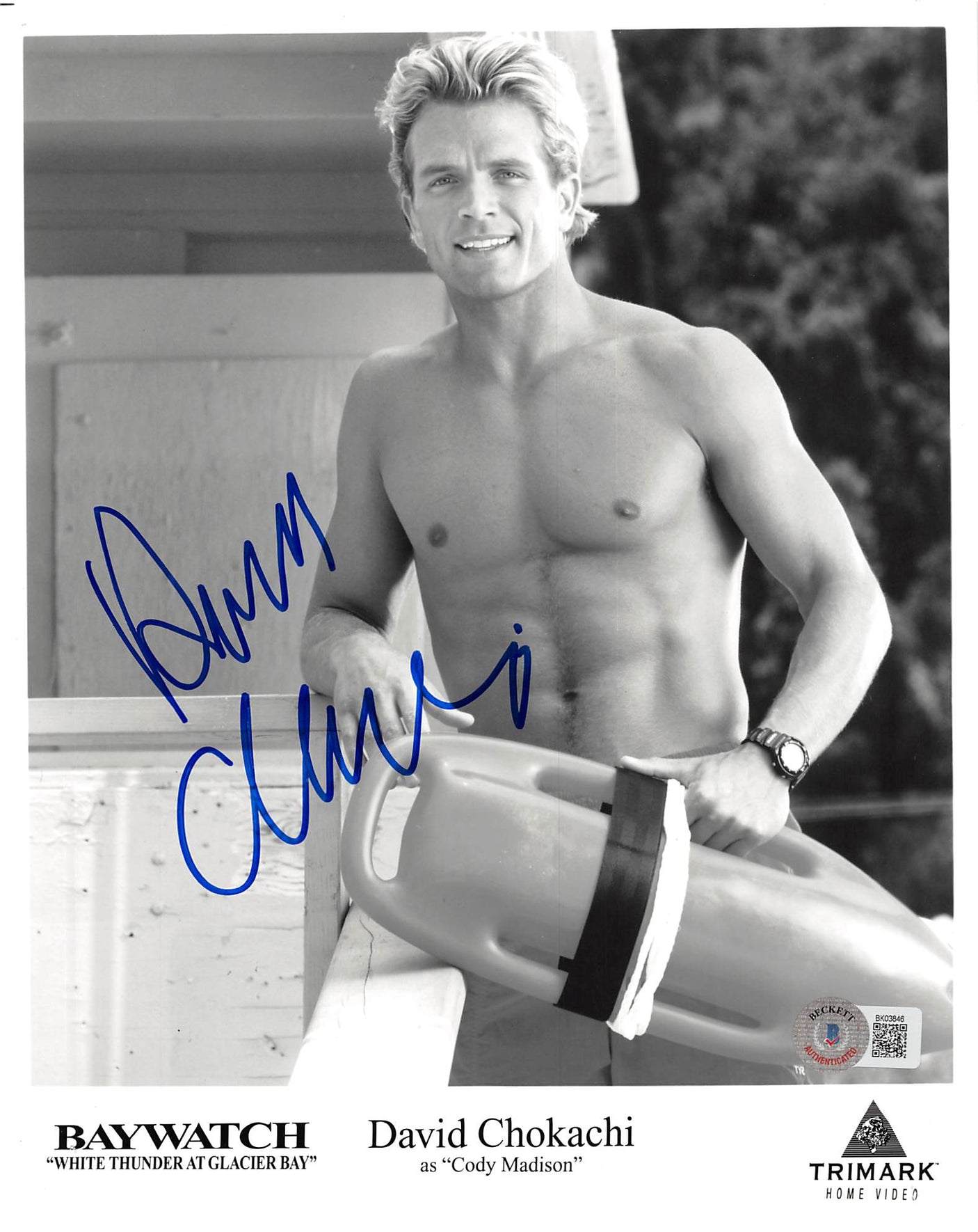 David Chokachi Baywatch Authentic Signed 8x10 Photo Autographed BAS #BK03846