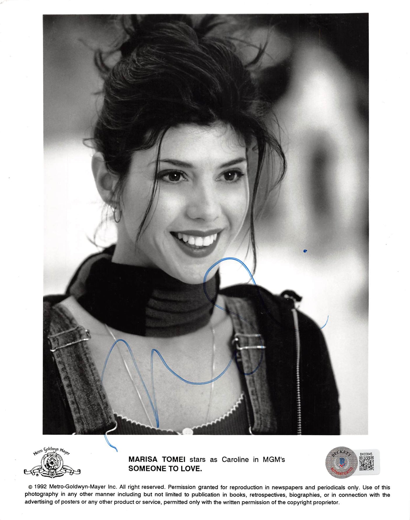 Marisa Tomei Someone To Love Authentic Signed 8x10 Photo BAS #BK03845