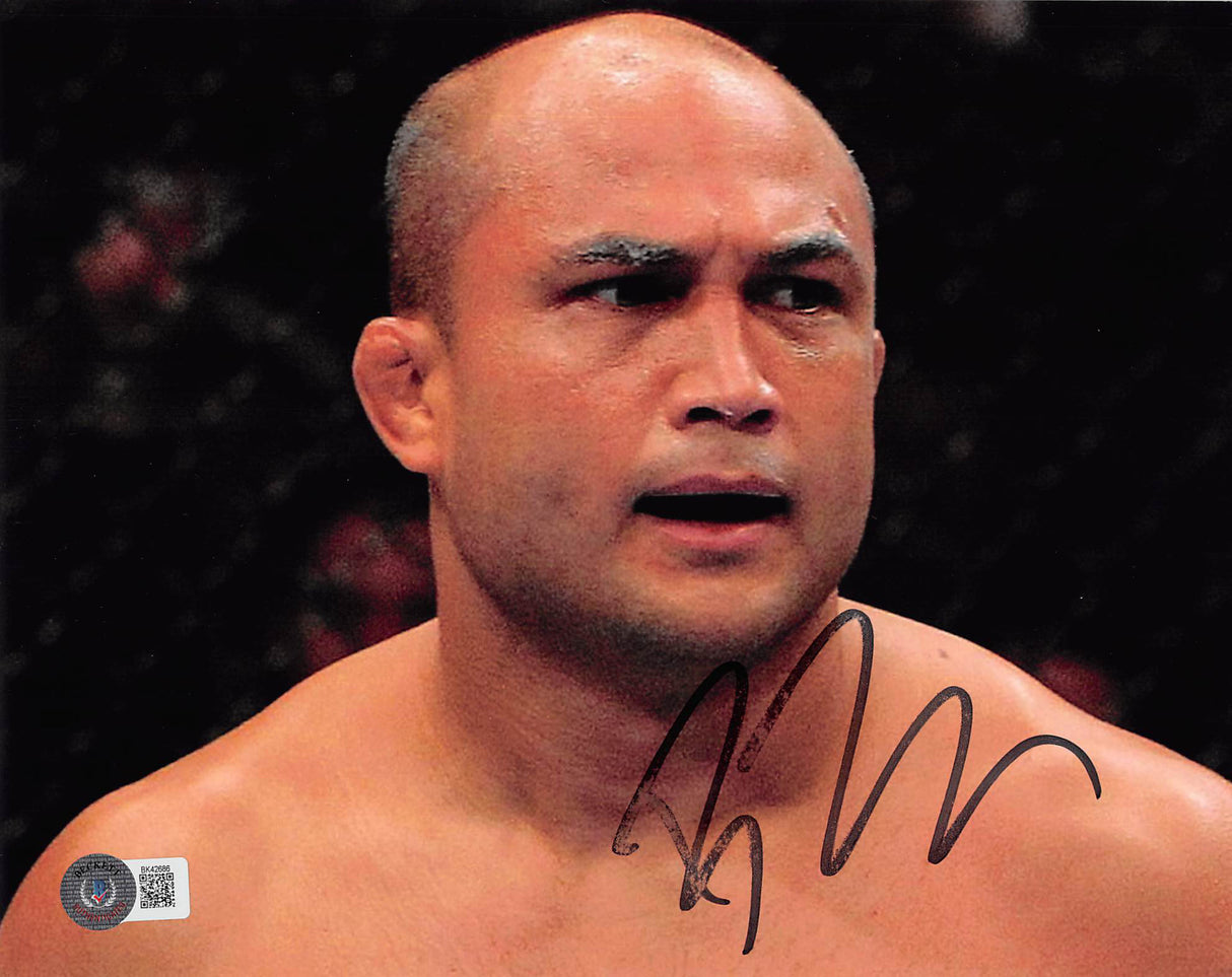 MMA B.J. Penn Authentic Signed 8x10 Photo Autographed BAS #BK42686