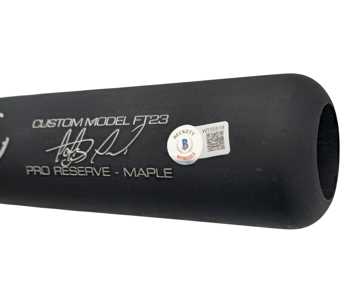 Fernando Tatis Jr. Autographed Matte Black Victus Game Model Baseball Bat San Diego Padres Beckett BAS QR Stock #201950