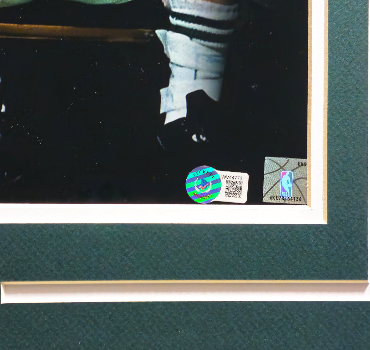 Larry Bird, Kevin McHale & Robert Parrish Autographed Framed 16x20 Photo Boston Celtics Beckett BAS Witness Stock #234603