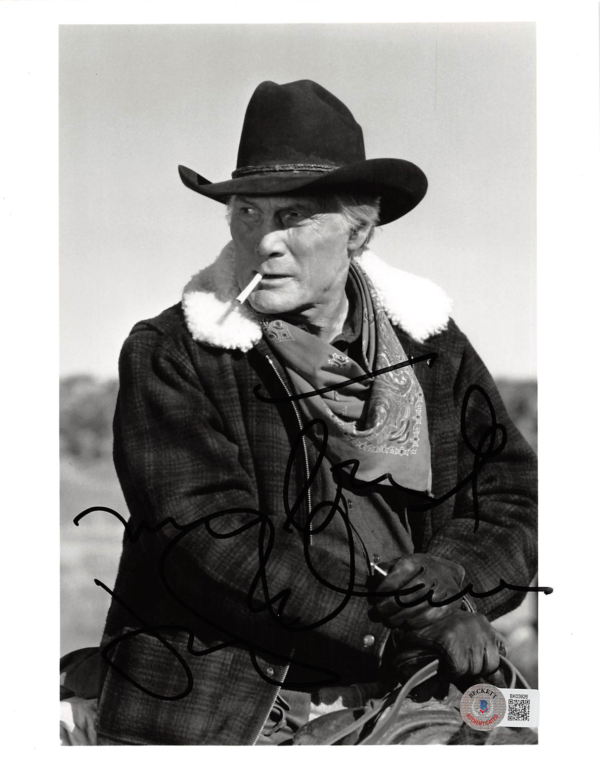 Jack Palance City Slickers Authentic Signed 8x10 Photo Autographed BAS #BK03926