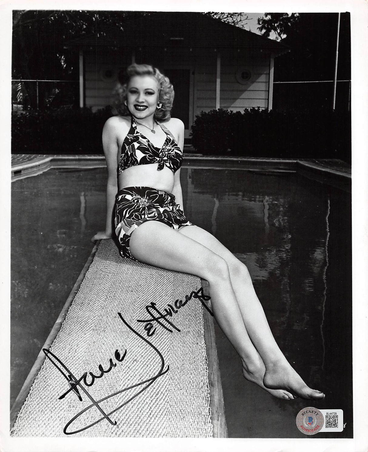 Anne Jeffreys Step by Step Authentic Signed 8x10 Photo Autographed BAS #BL44729
