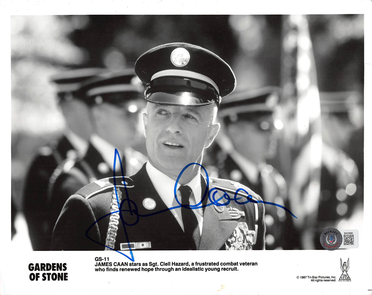 James Caan Gardens of Stone Authentic Signed 8x10 Photo Autographed BAS #BK03896