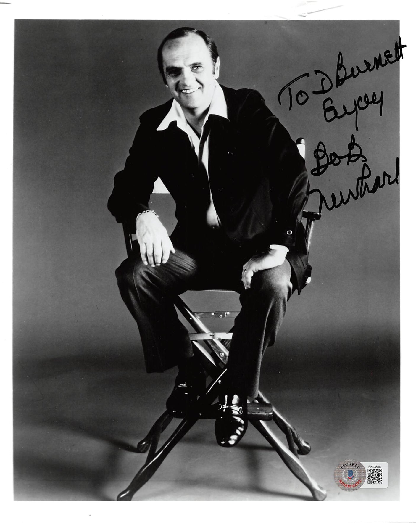 Bob Newhart The Bob Newhart Show Signed 8x10 Photo Damaged BAS #BK03818
