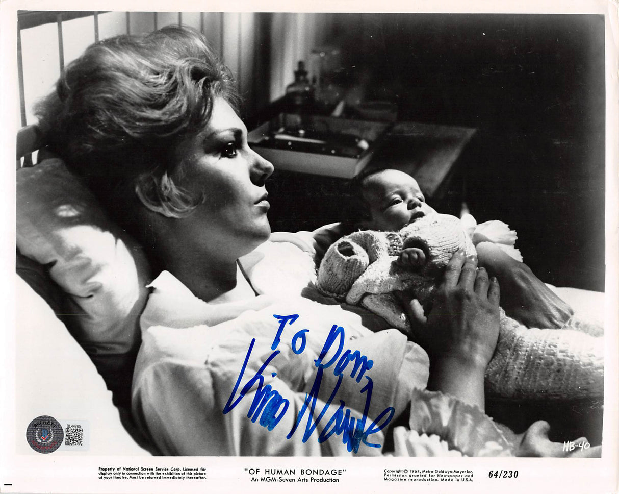 Kim Novak Of Human Bondage "For Don" Authentic Signed 8x10 Photo BAS #BL44765